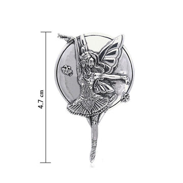 Mauve Dream Fairy Silver Pendant TPD104 - Jewelry